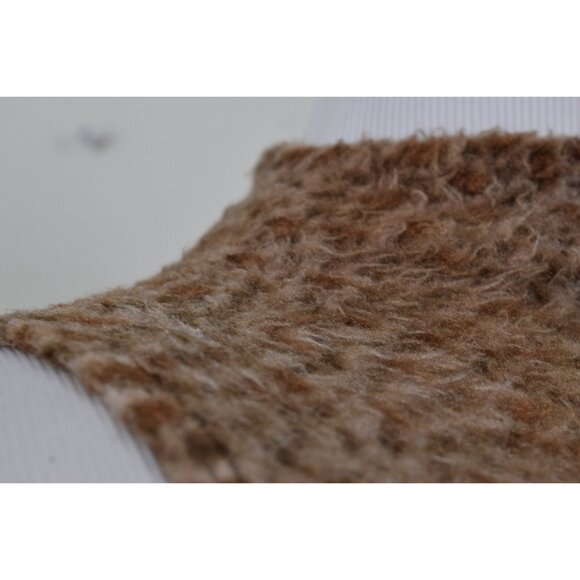 Vintage 80s Animal Print Polyester/Acrylic‎ Mockneck Crop Tank size S - Picture 7 of 9